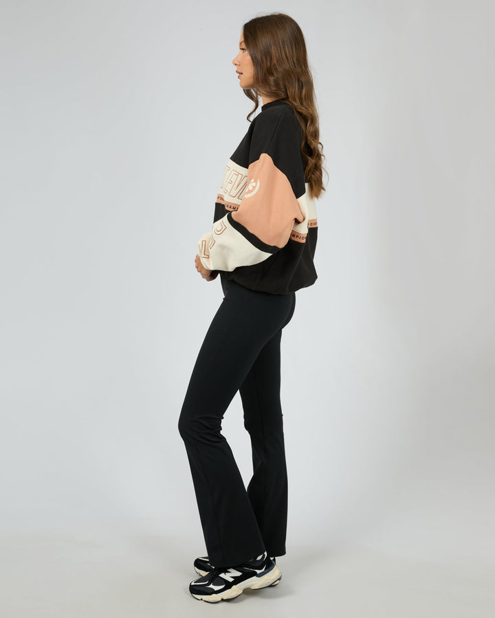 All About Eve Performance Slouch Panel Crew Black