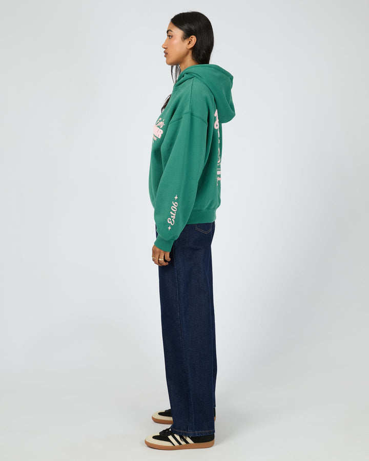 All About Eve South St Diner Box Hoodie Green