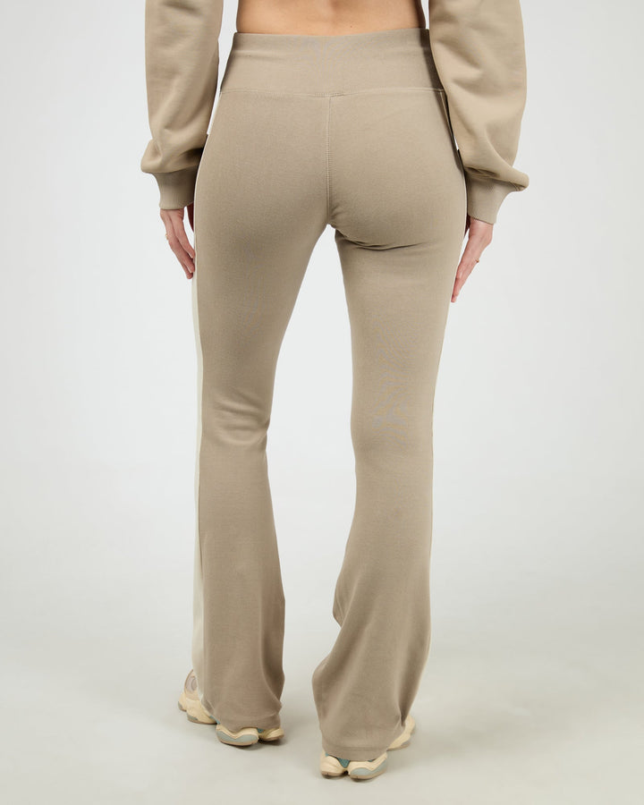 All About Eve Athletica Panel Flare Pant Stone