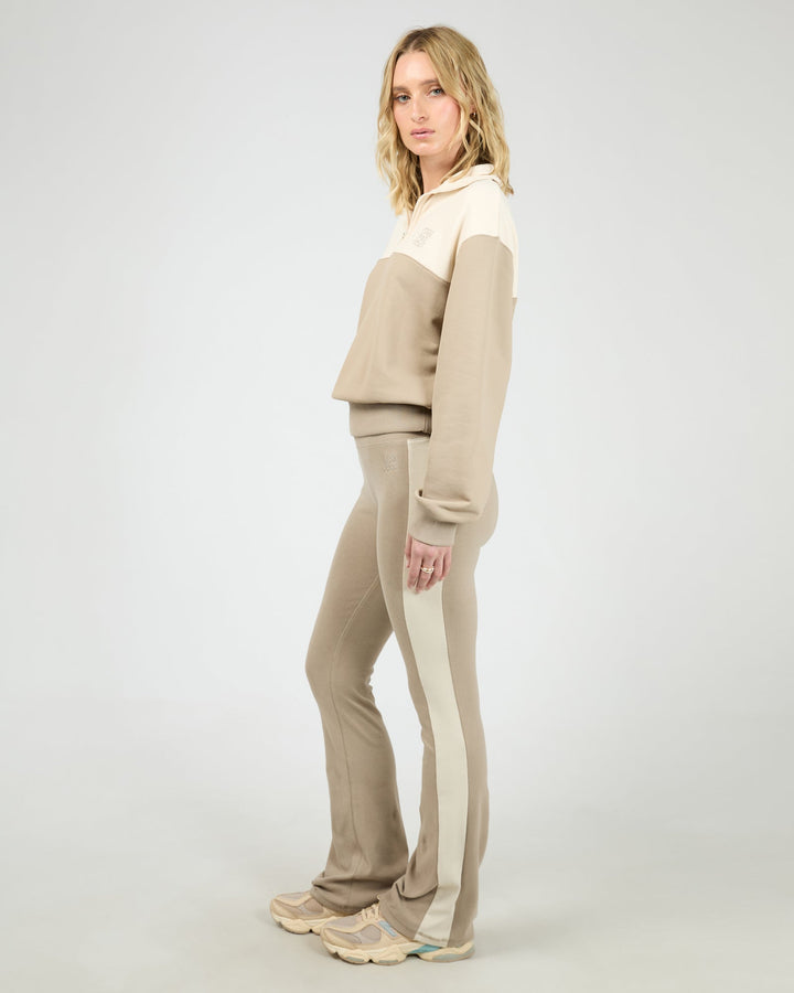 All About Eve Athletica Panel Flare Pant Stone