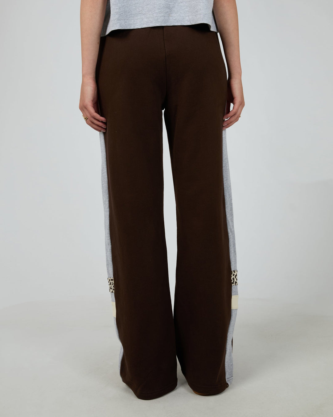All About Eve Athletica Panel Track Pant Brown