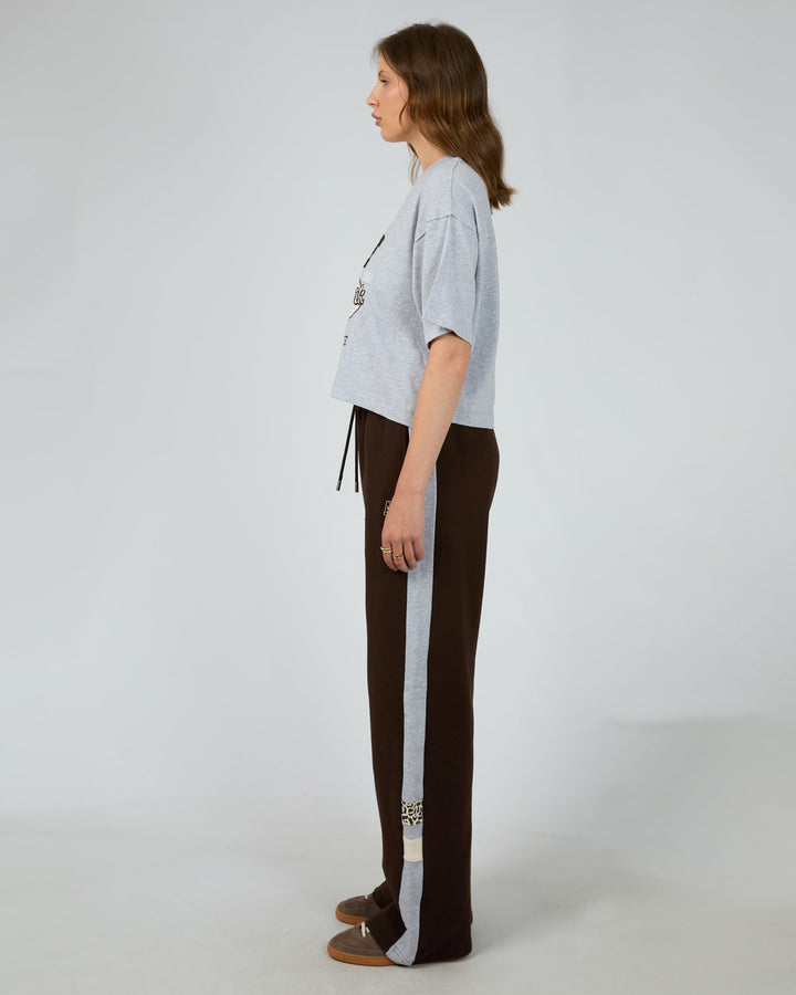 All About Eve Athletica Panel Track Pant Brown