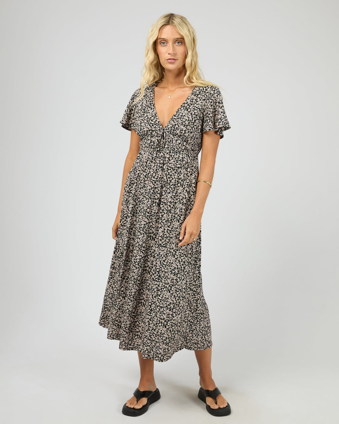 All About Eve Rhea Midi Dress Black