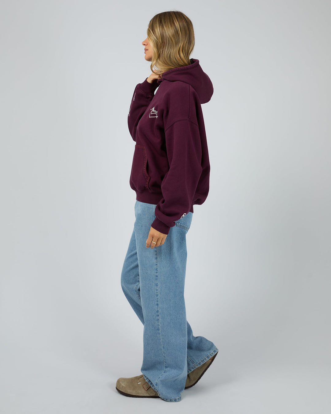 All About Eve Bake Shop Box Hoodie Wine