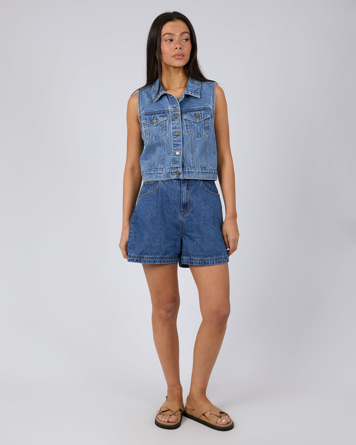 All About Eve Josie Short Heritage Blue