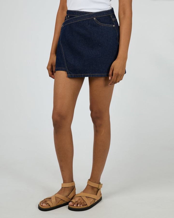 All About Eve Lenni Mini Skort Indigo