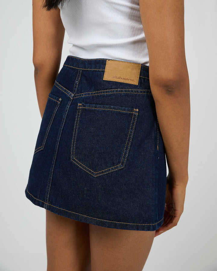 All About Eve Lenni Mini Skort Indigo