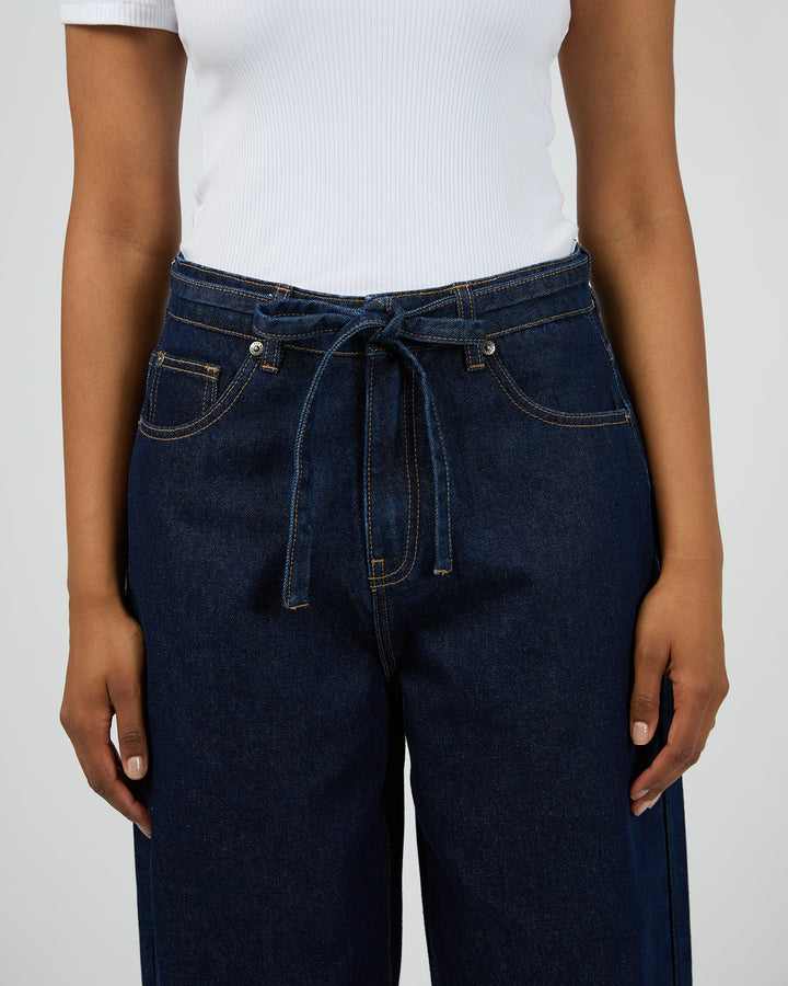 All About Eve Gia High Rise Baggy Jean Indigo