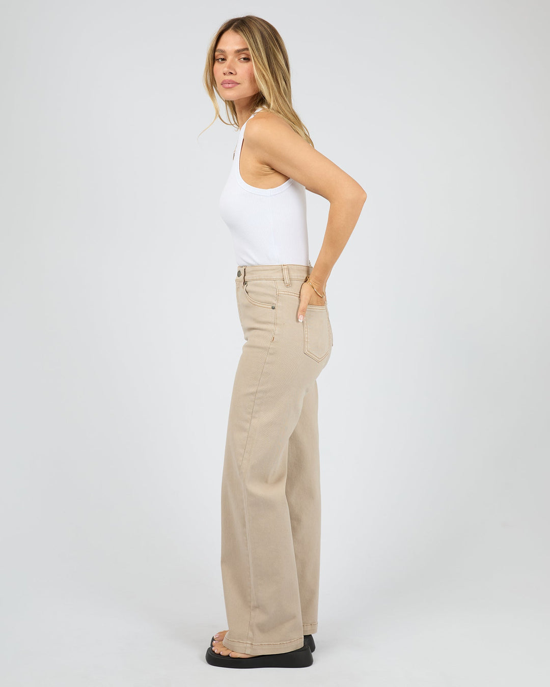 All About Eve Jacqui Wide Leg Beige