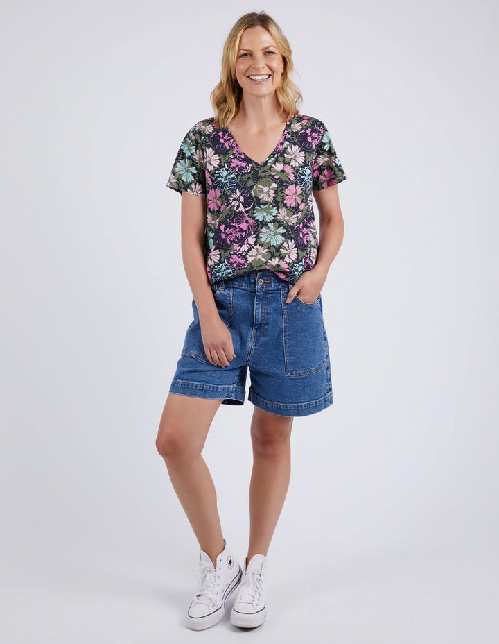 Elm Florentina Vee Tee Navy