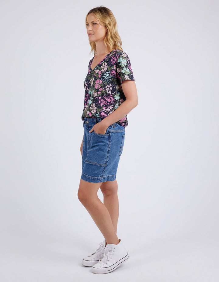 Elm Florentina Vee Tee Navy