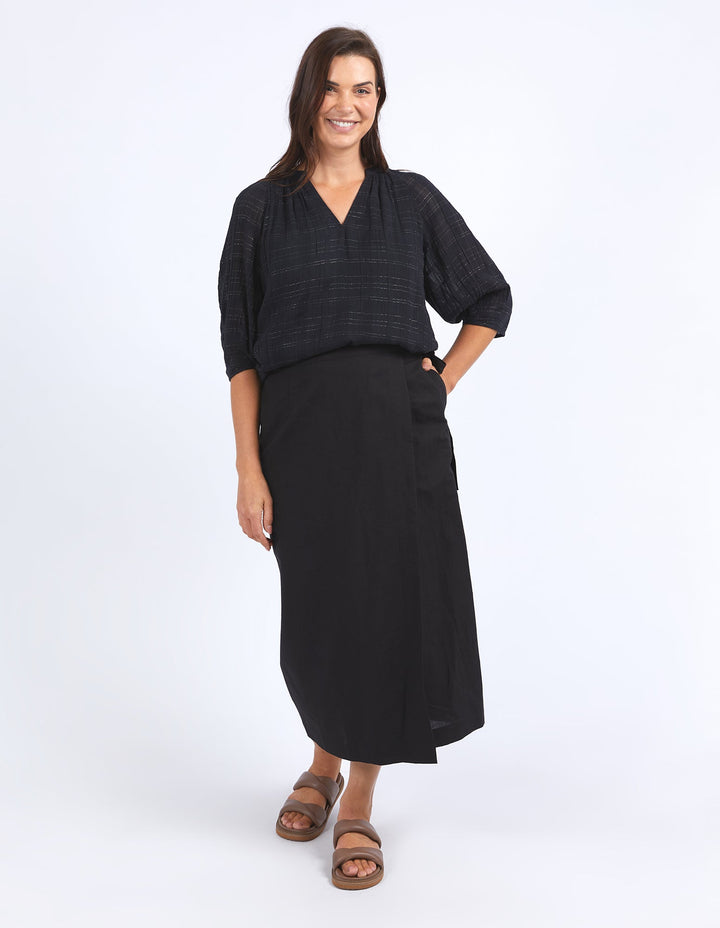 Elm Isabella Blouse Black