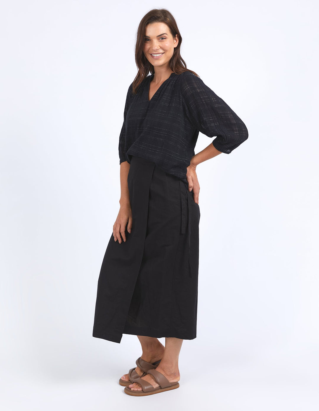 Elm Isabella Blouse Black
