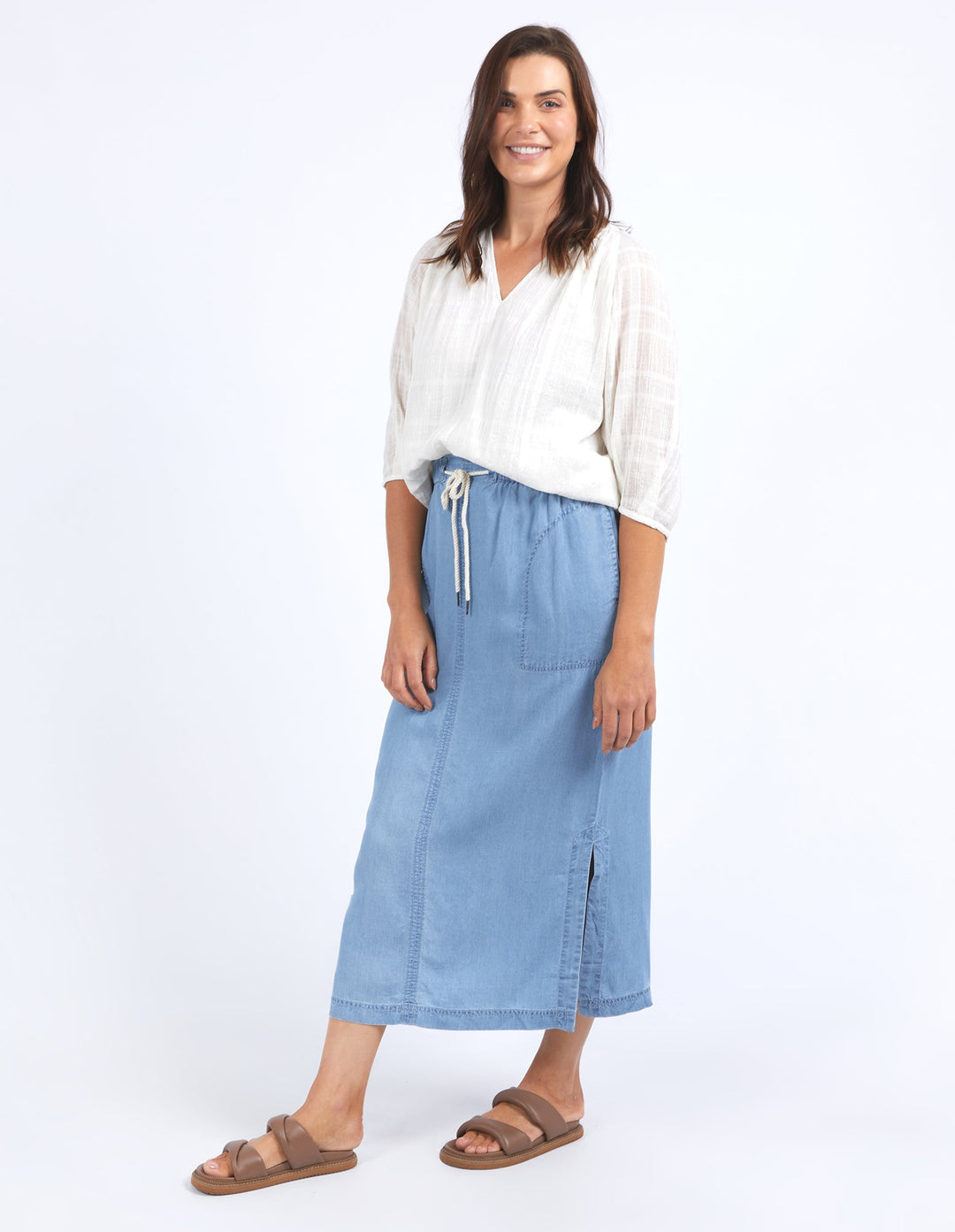 Elm Isabella Blouse Marshmallow