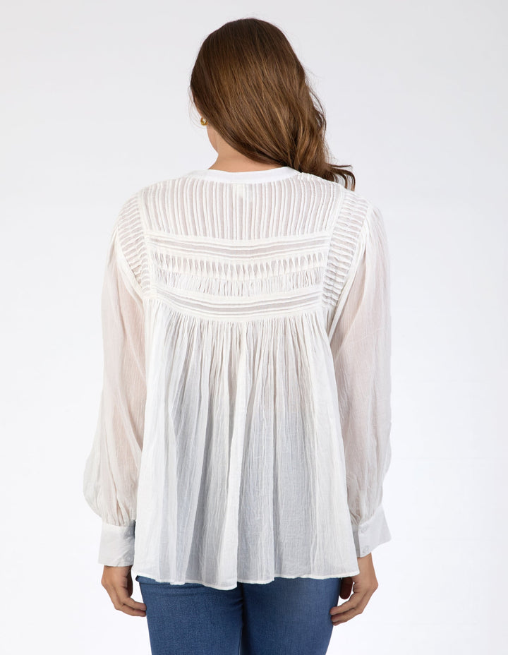 Elm Montana Blouse Marshmallow