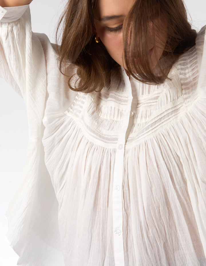 Elm Montana Blouse Marshmallow