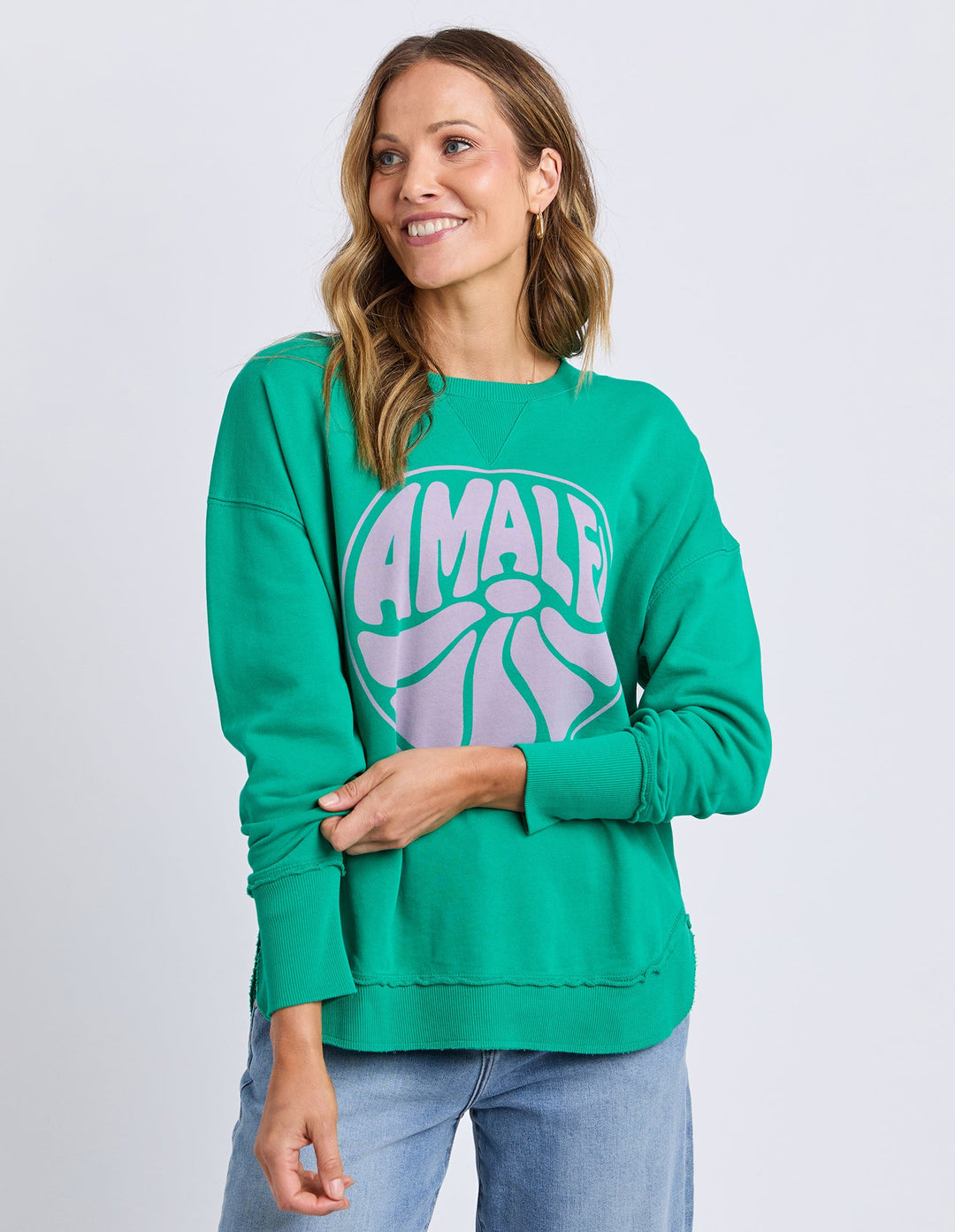 Elm Amalfi Crew Turquoise