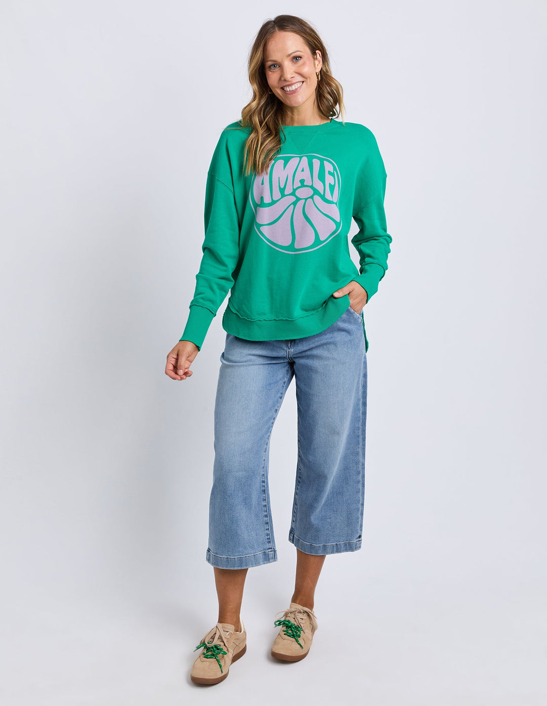 Elm Amalfi Crew Turquoise