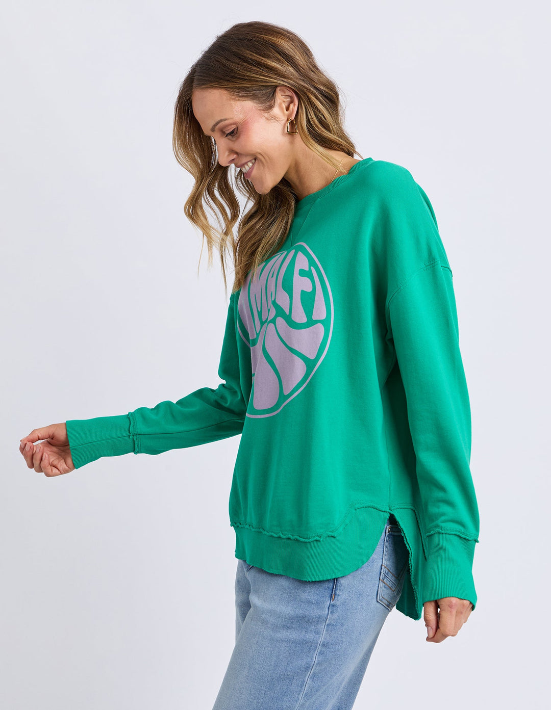 Elm Amalfi Crew Turquoise