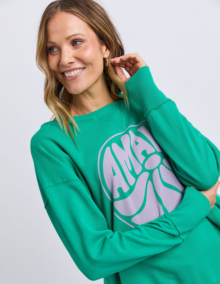 Elm Amalfi Crew Turquoise