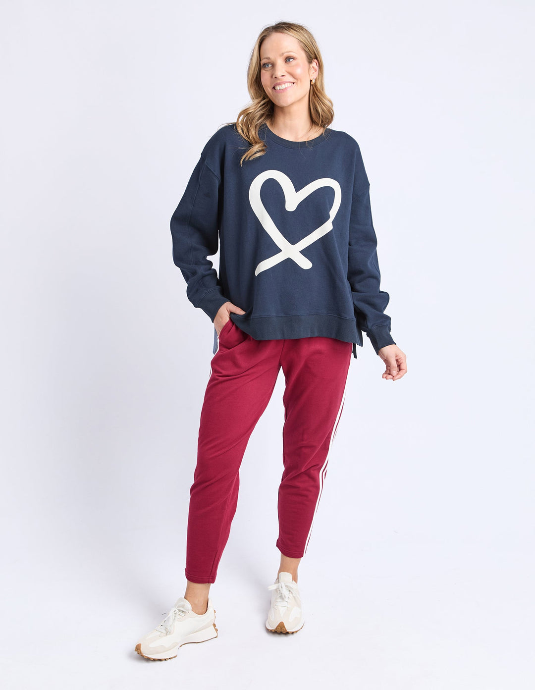 Elm Elin Crew Navy