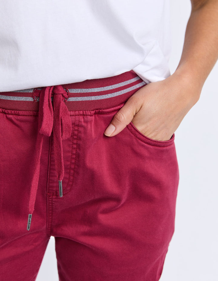Elm Margo Jogger Maroon