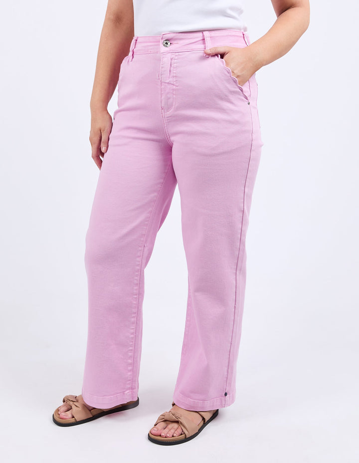 Elm Scallop Edge Jean Dusk Pink