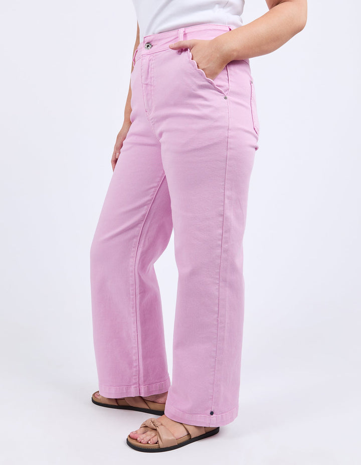 Elm Scallop Edge Jean Dusk Pink