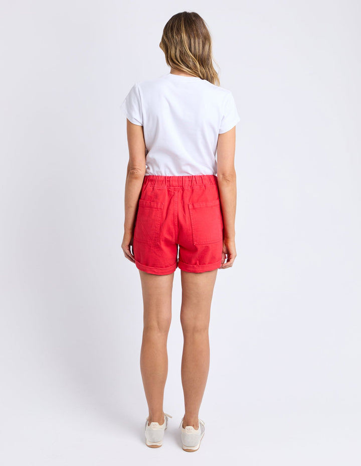 Elm Emma Relaxed Short Poppy