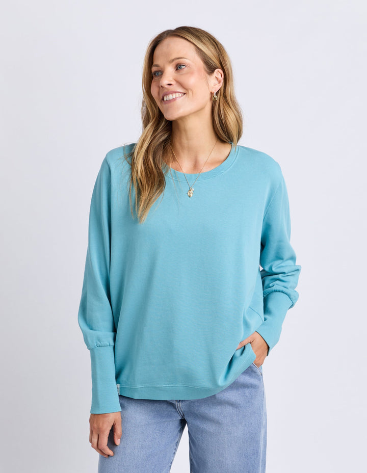 Elm Divine Crew Bright Blue