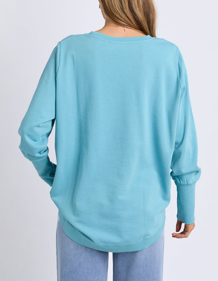 Elm Divine Crew Bright Blue