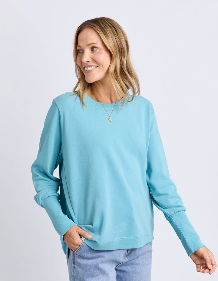 Elm Divine Crew Bright Blue