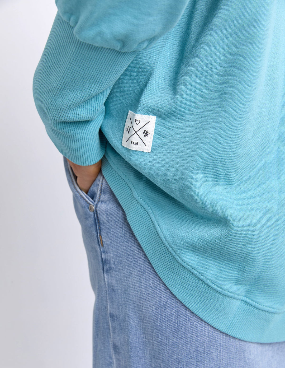 Elm Divine Crew Bright Blue