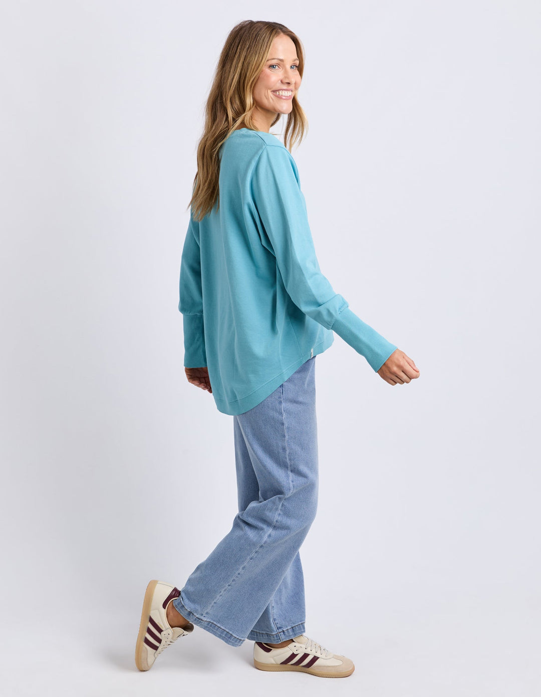 Elm Divine Crew Bright Blue