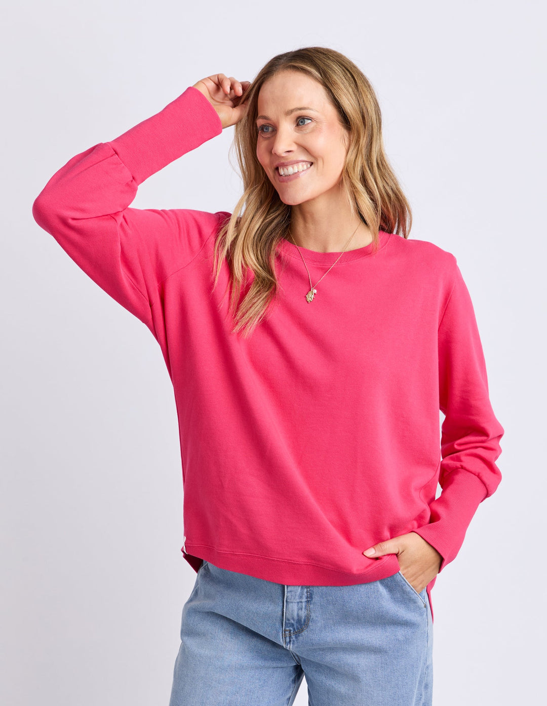 Elm Divine Crew Dark Pink