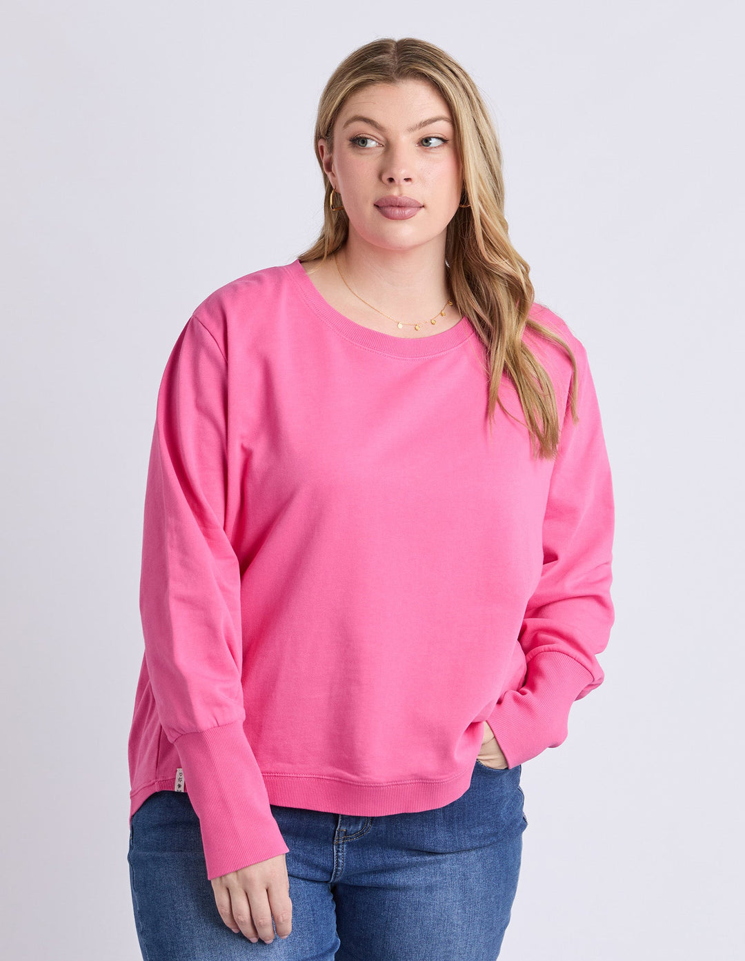 Elm Divine Crew Hot Pink