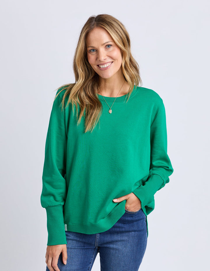 Elm Divine Crew Virdis Green