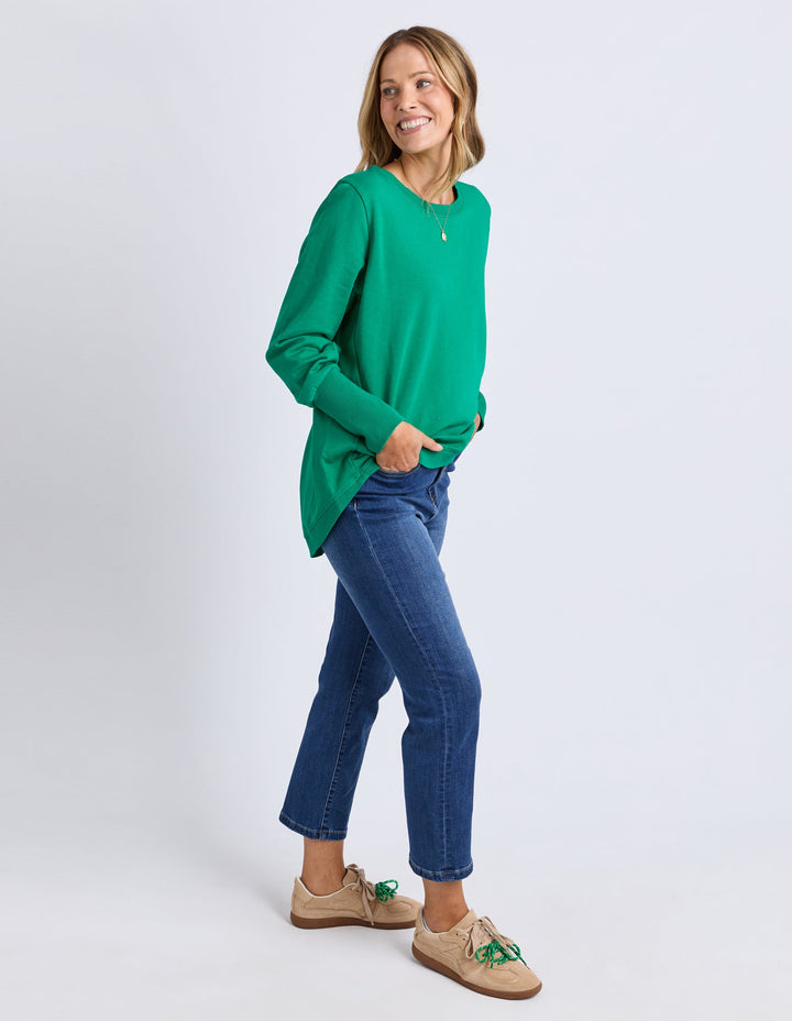 Elm Divine Crew Virdis Green
