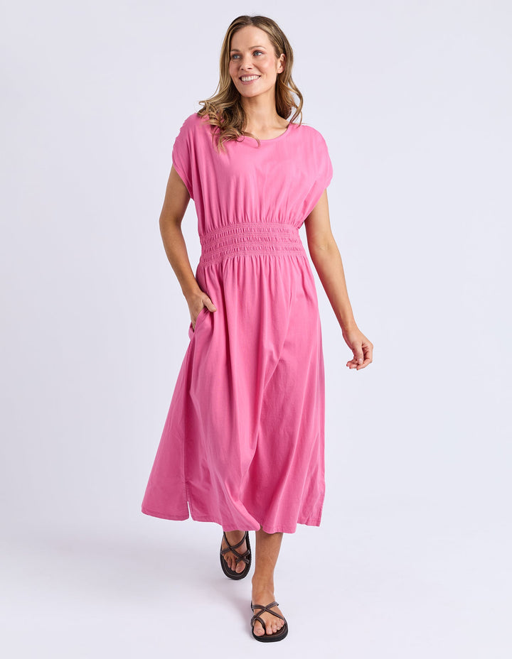 Elm Nelle Midi Dress Chateau Rose