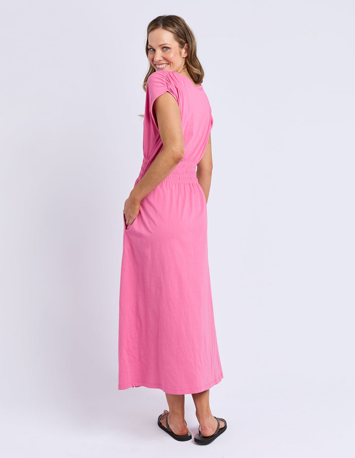 Elm Nelle Midi Dress Chateau Rose