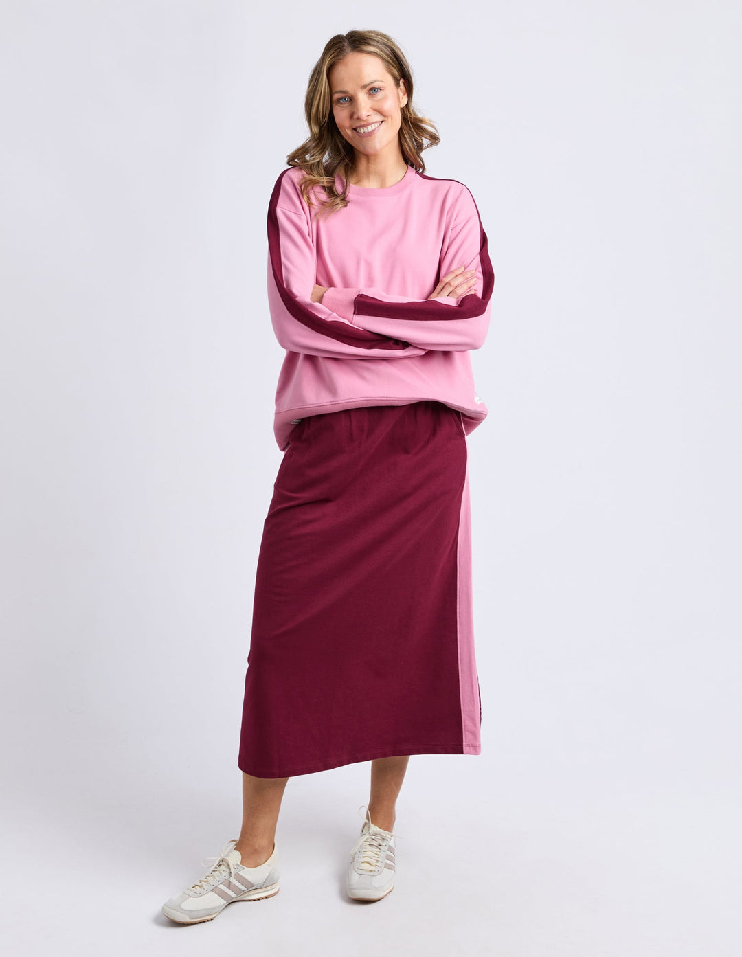 Elm Sloan Fleece Crew Quartz Pink