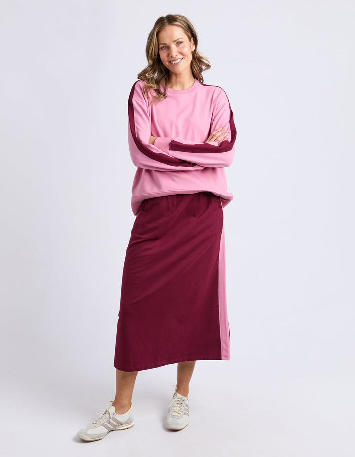 Elm Sloan Fleece Crew Quartz Pink