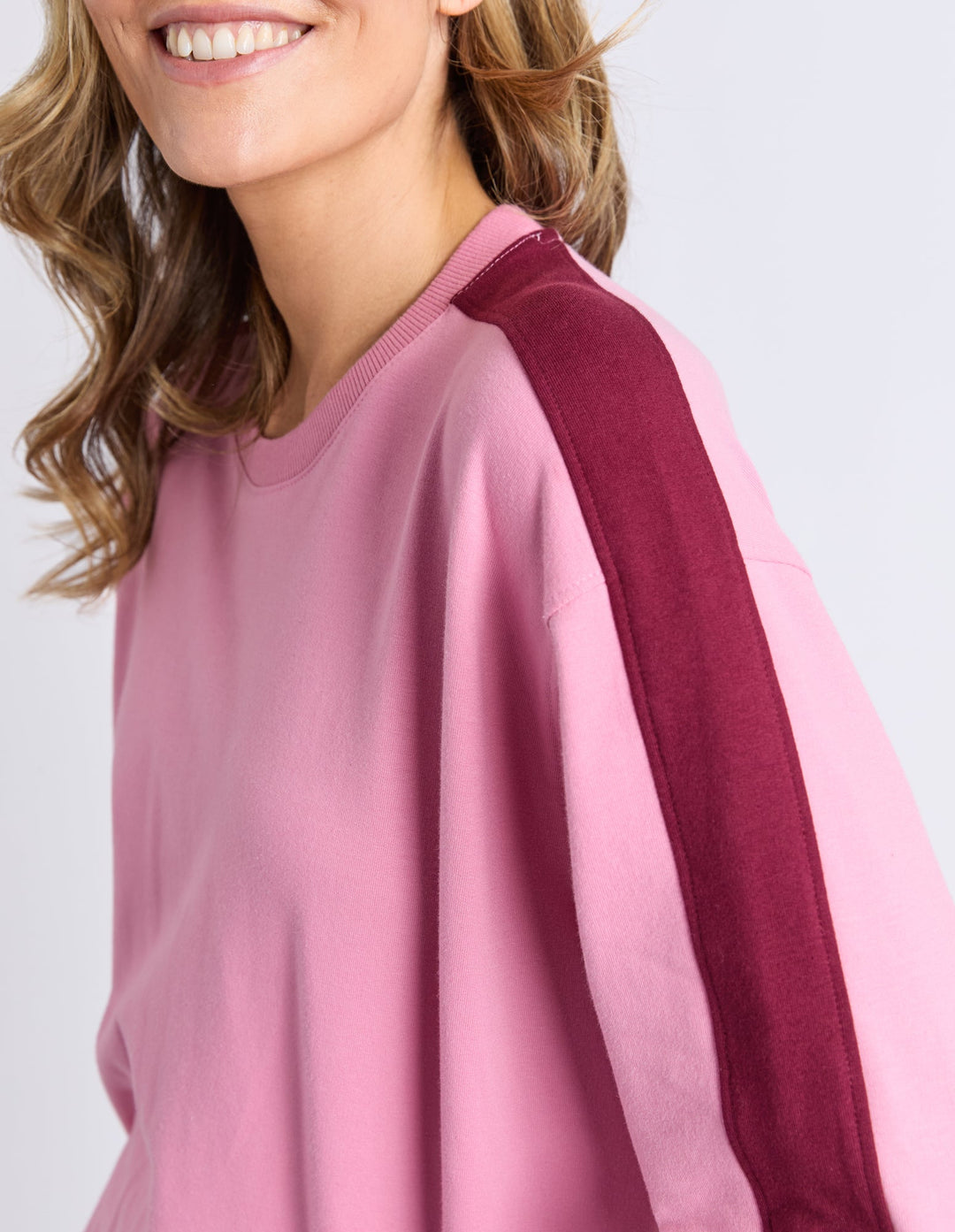 Elm Sloan Fleece Crew Quartz Pink