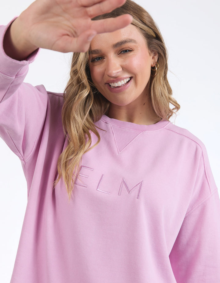 Elm Established Crew Peony Pink