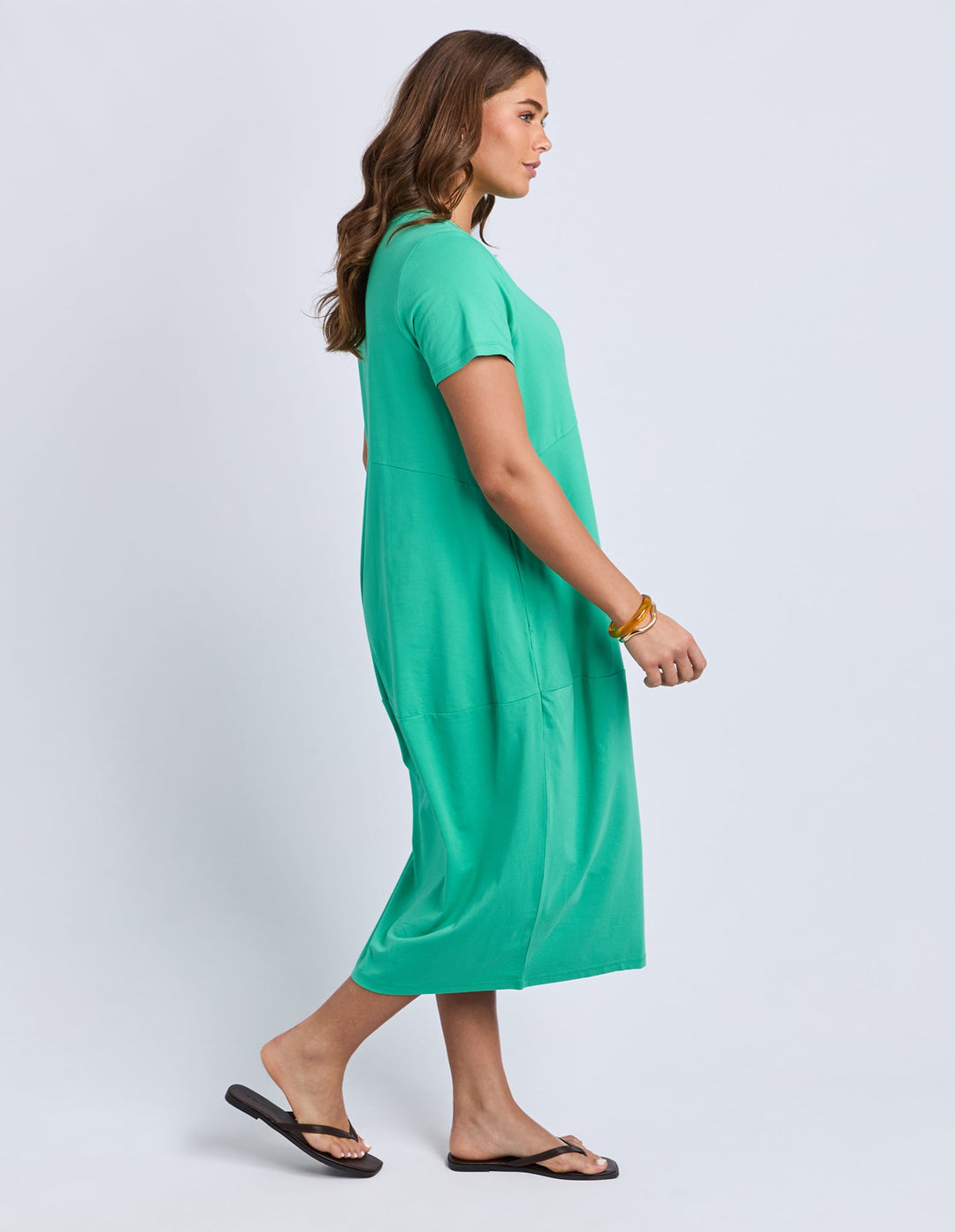 Elm Diana S/S Dress GumDrop Green