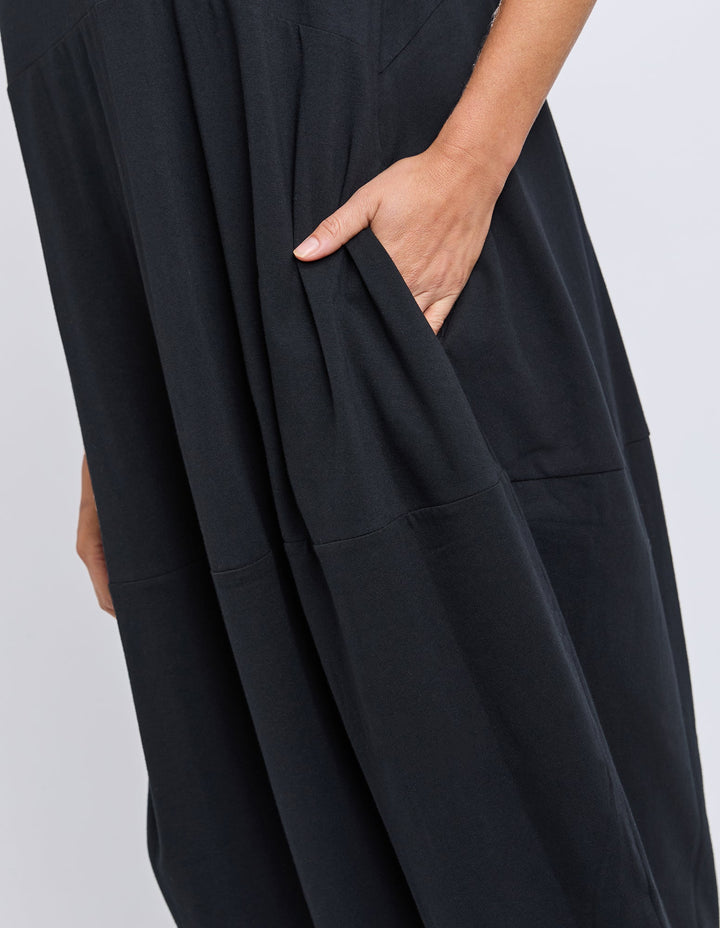 Elm Diana Dress 3/4 Sleeve Black