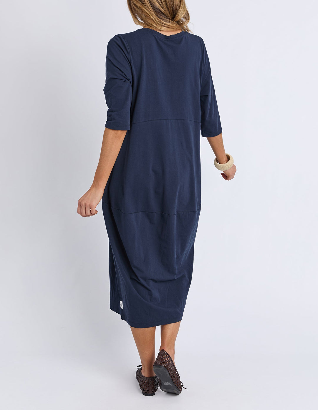 Elm Diana Dress 3/4 Sleeve Navy