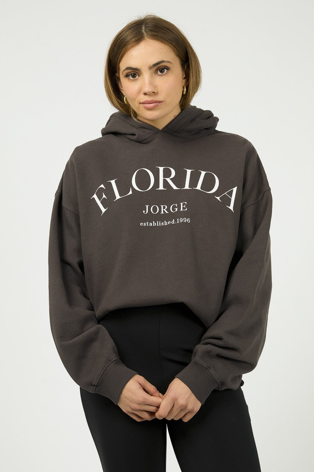 Jorge Florida Hoodie Washed Black