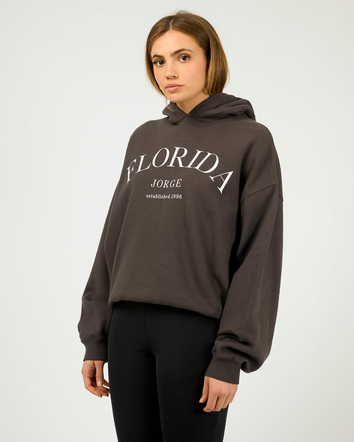 Jorge Florida Hoodie Washed Black