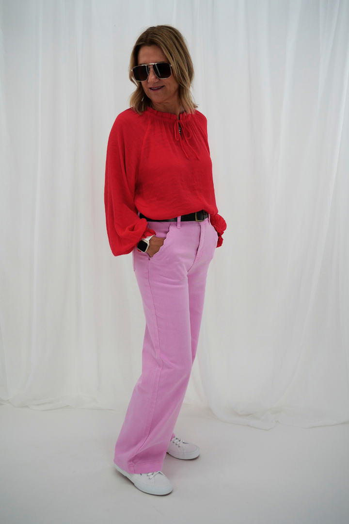 Elm Scallop Edge Jean Dusk Pink